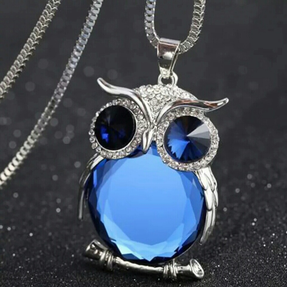 Blue Crystal Owl